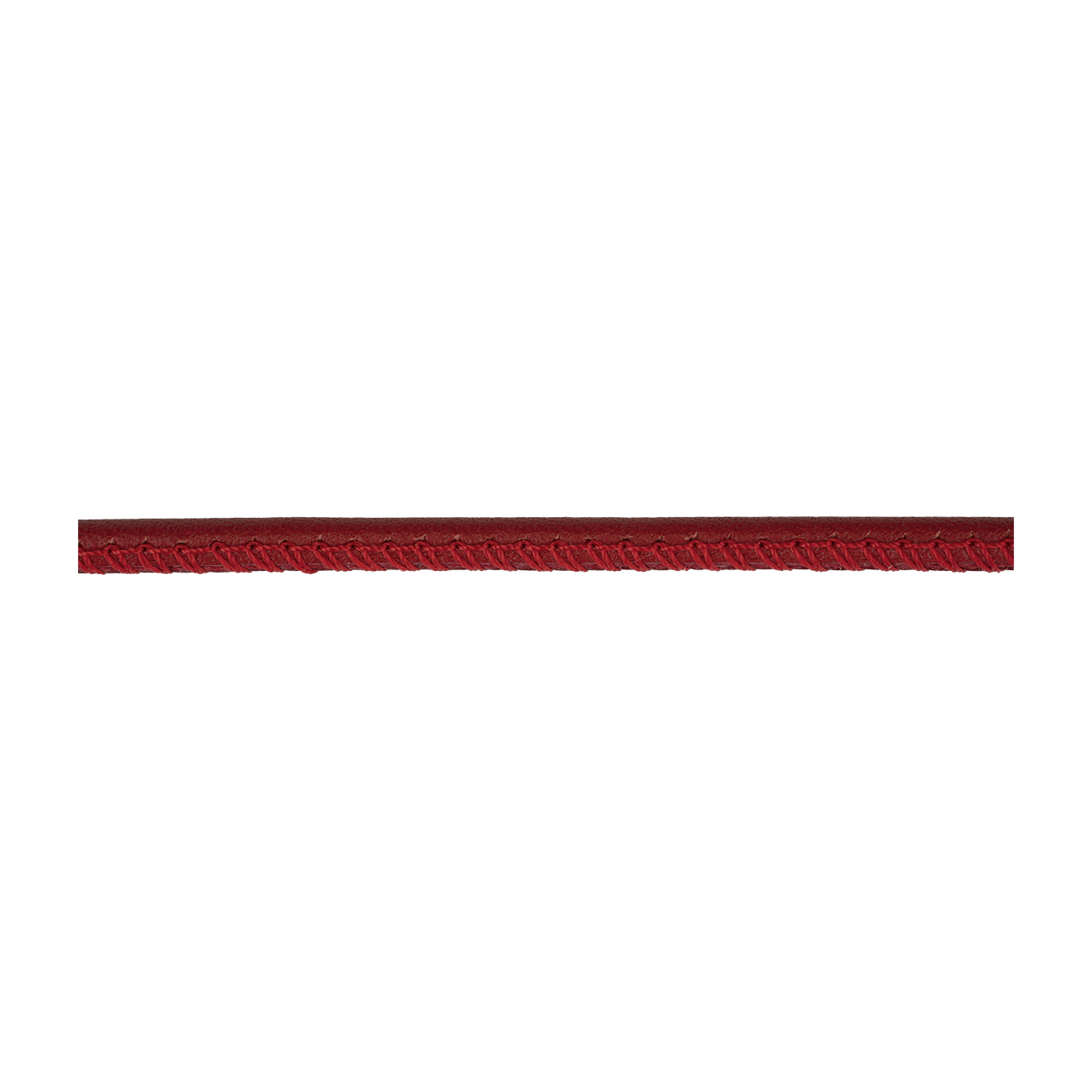 Lederband, rot, ø 2,5 mm, aus Kalbsleder - 1 m