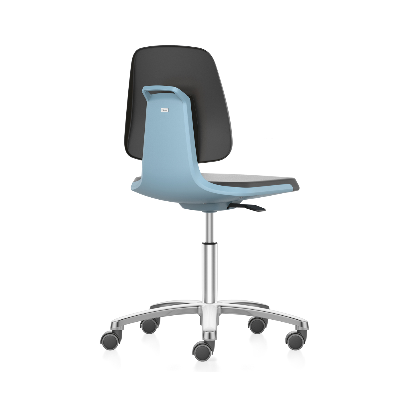 Labsit Swivel Chair, Blue/Black - 1 piece