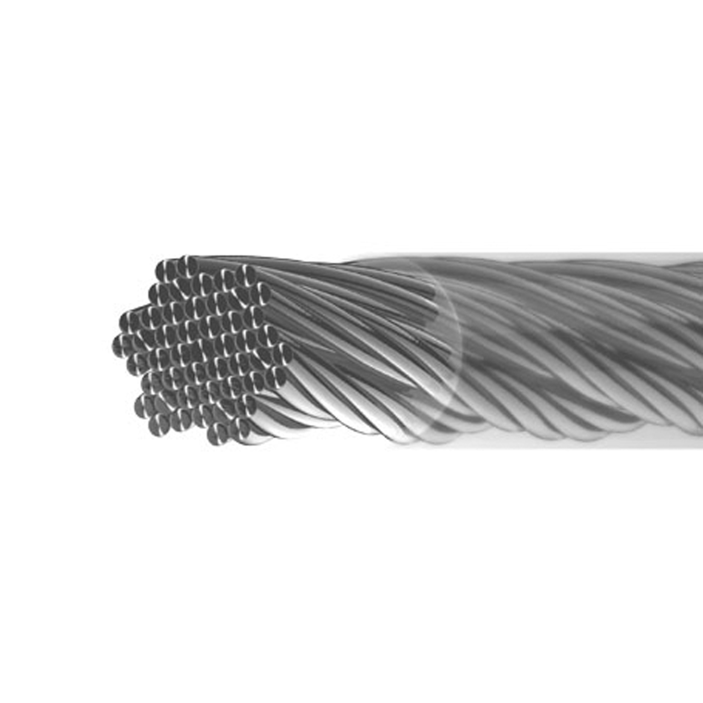 Jewelry Wire Steel Wire, Steel-Coloured, 19 Strands,ø 0.35mm - 30,5 m