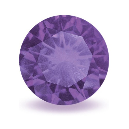 Zirconia, Violet, Brilliant Cut, ø 20.00 mm - 1 piece