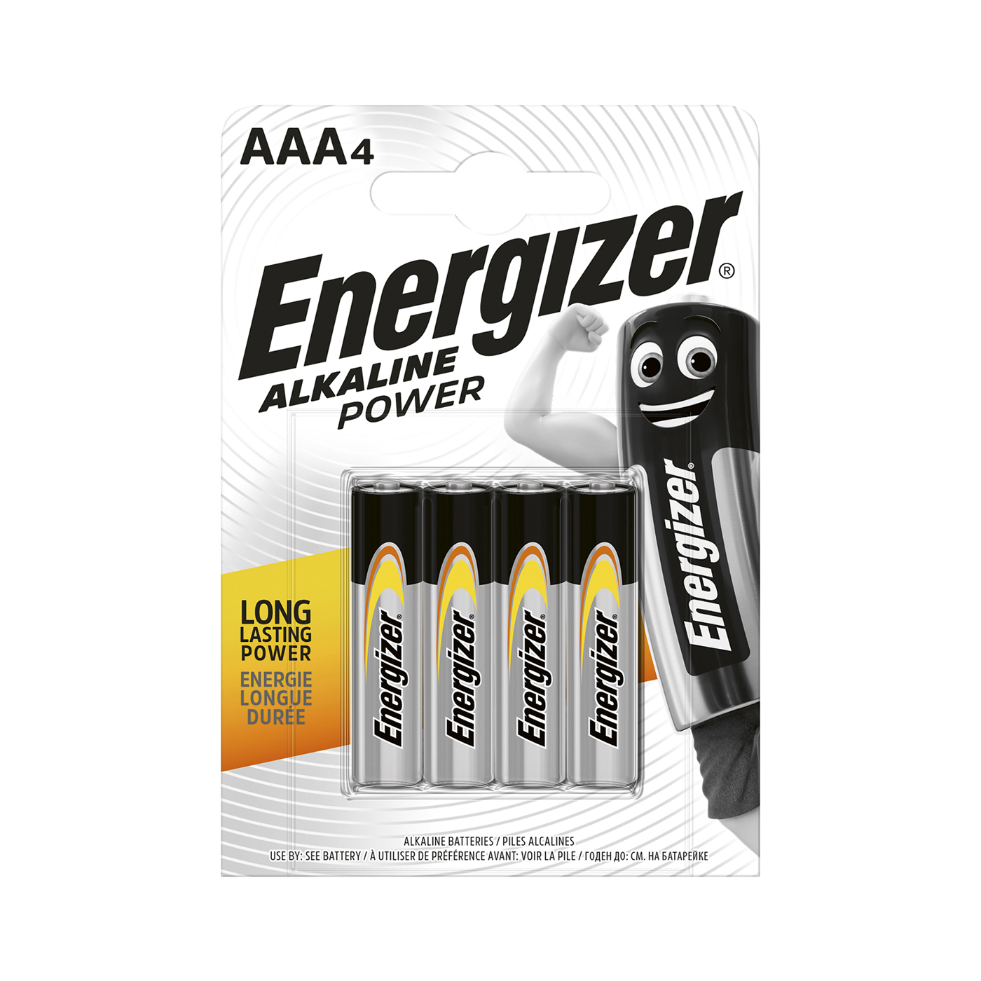 Batterie, Energizer, Micro AAA - LR03, ø 10,5 x 44,5 mm - 4 Stück