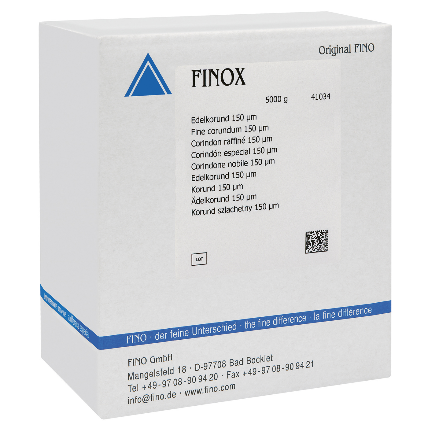 FINOX High-Grade Corundum, 150 µm - 5000 g