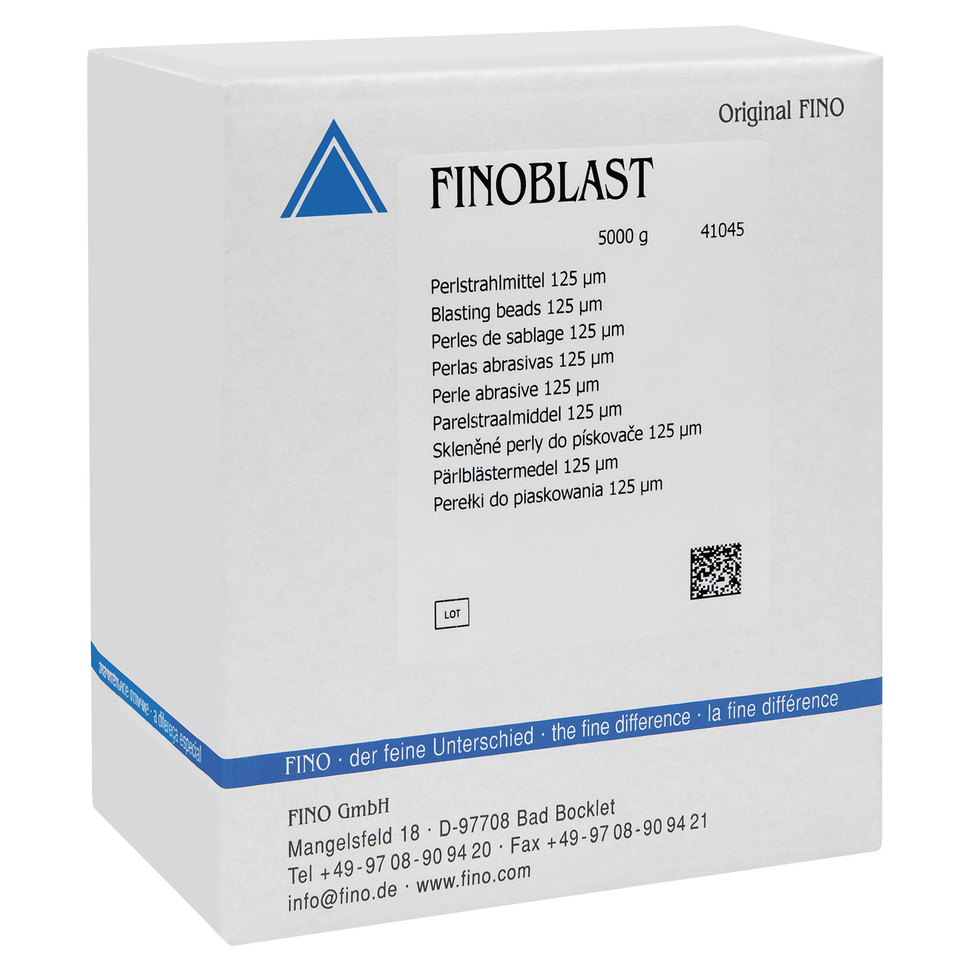 FINOBLAST Blasting Beads, 125 µm - 5000 g