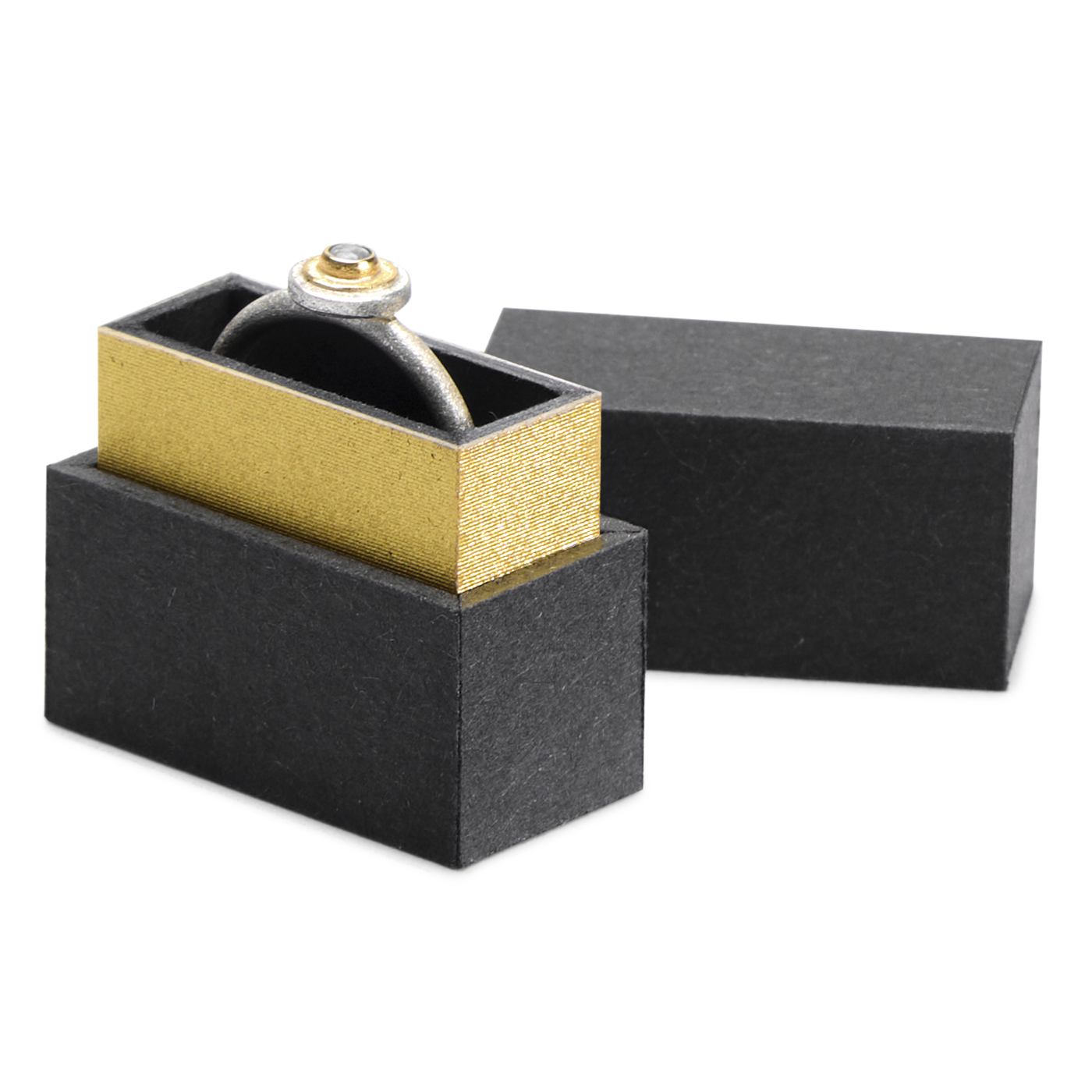 PICA-Design Schmucketui "Golden Gap", anthrazit, gold, 30 x 15 x 32 mm - 1 Stück