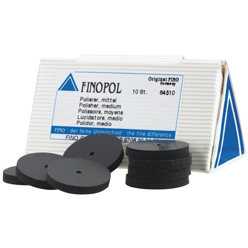 FINOPOL Universal Polishers, Medium, Wheel, ø 22.0 x 3.0 mm - 10 pieces