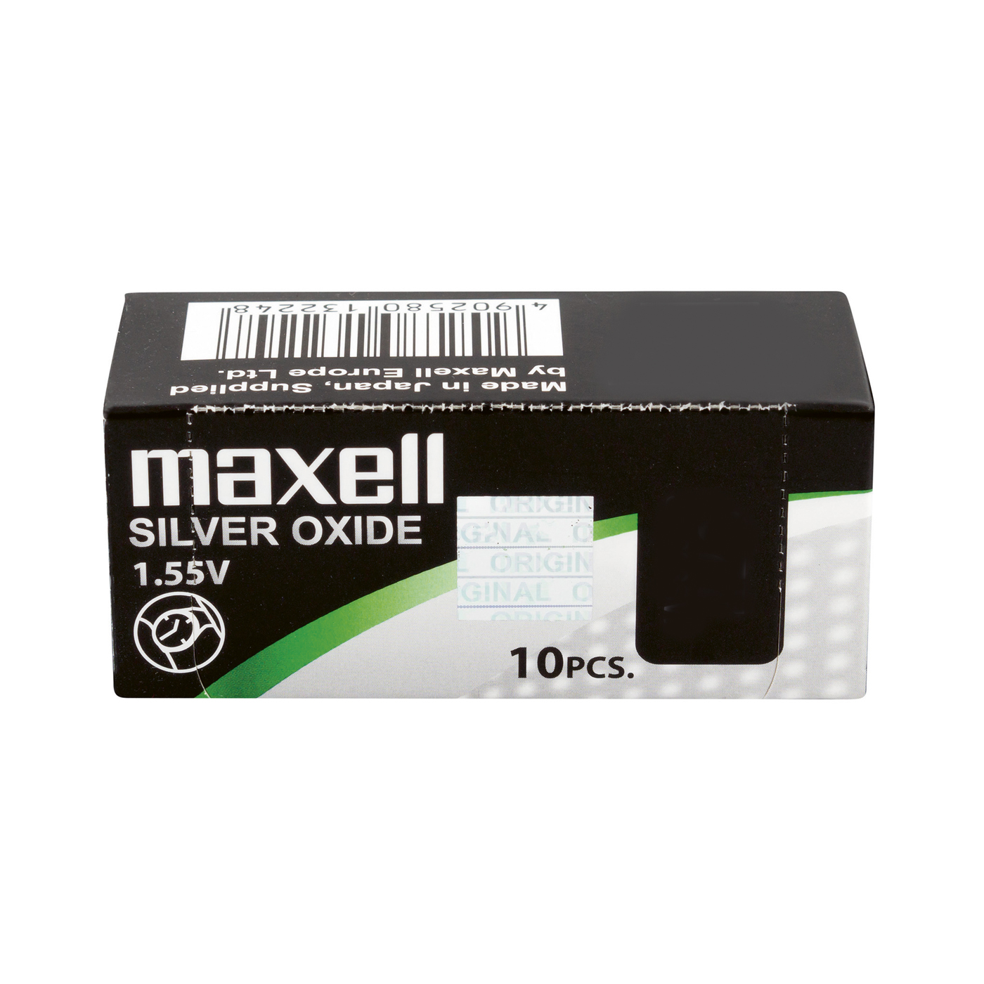 Maxell Uhrenbatterien 303, SR 44 SW - 10 Stück