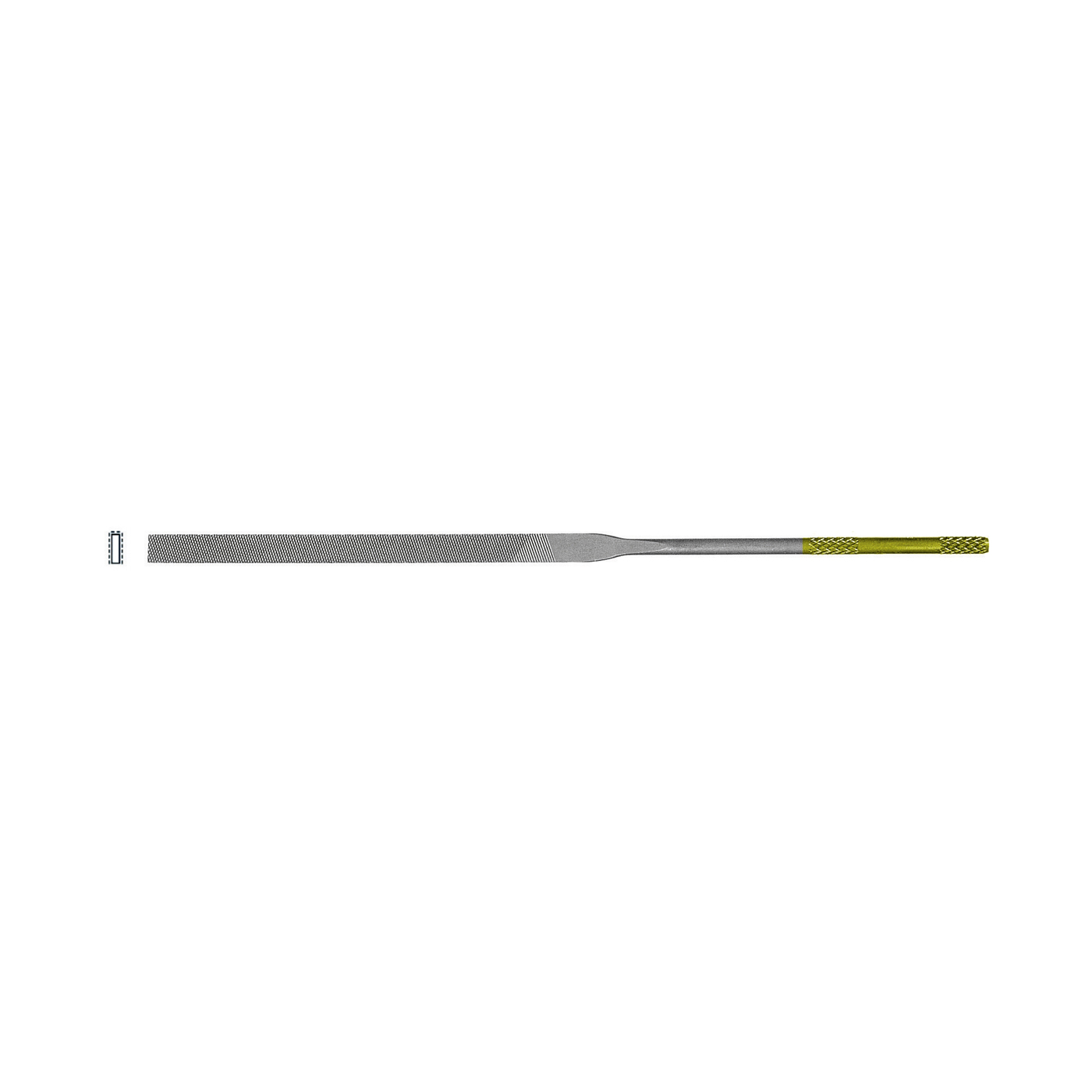 Valtitan Needle File, Flat Hand, Cut 0 - 1 piece