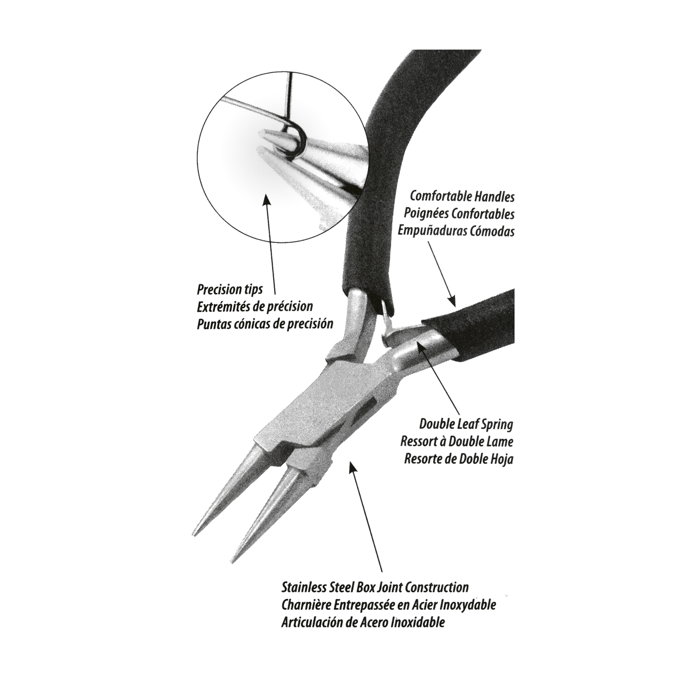 Beadalon Rundzange, 130 mm - 1 Stück