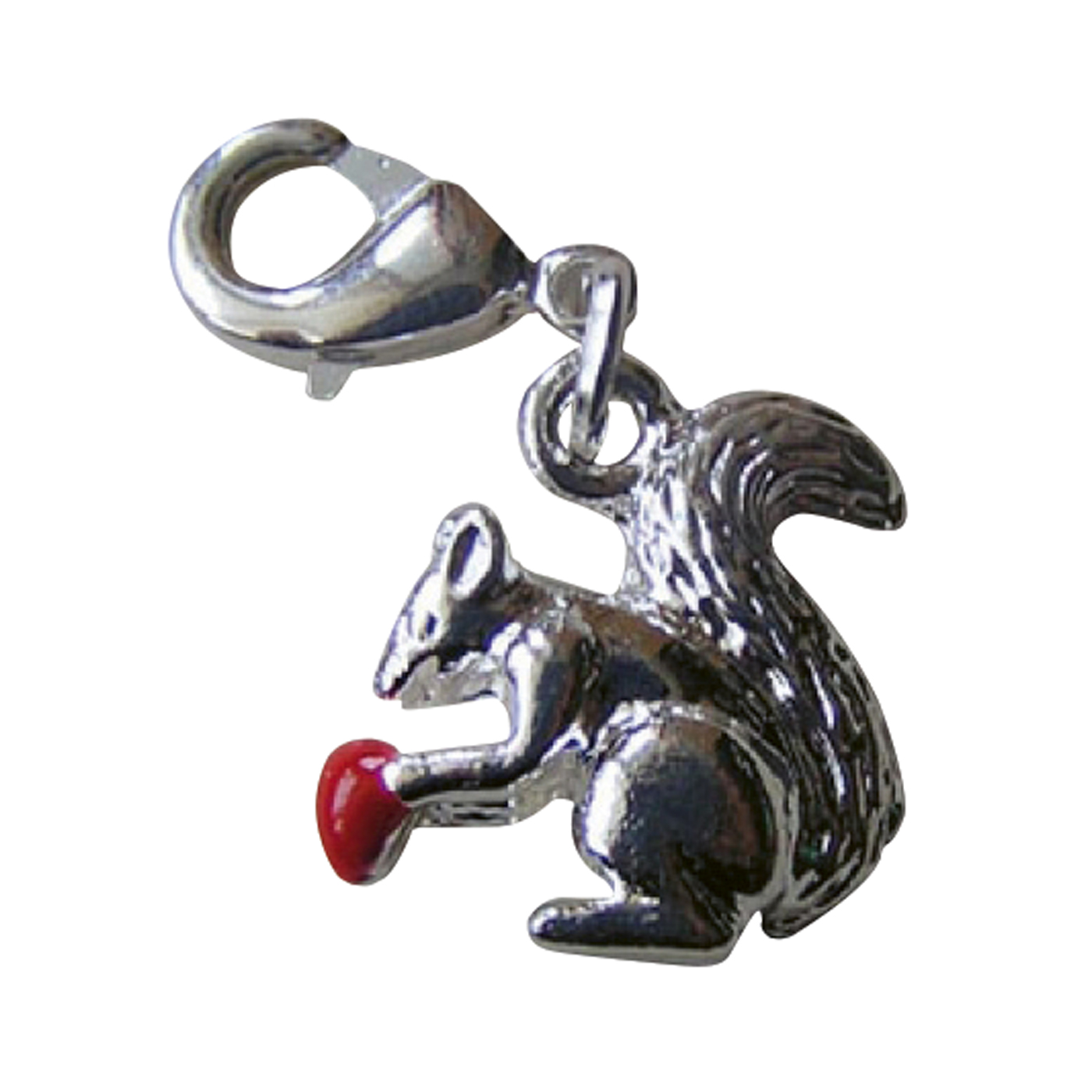 Charivari Charm Squirrel, Metal Alloy, 14 x 17 mm - 1 piece