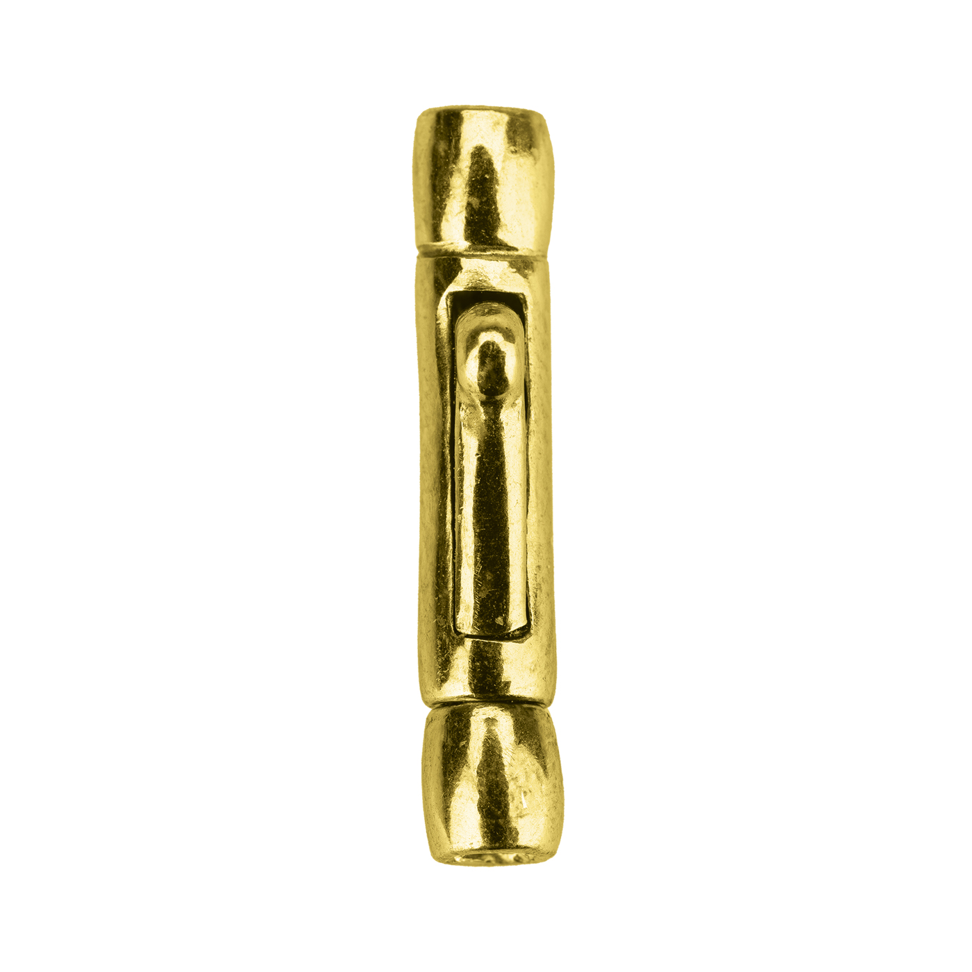 Krokodilverschluss, 925 Ag vergoldet, Innen-ø 1,9 mm - 1 Stück