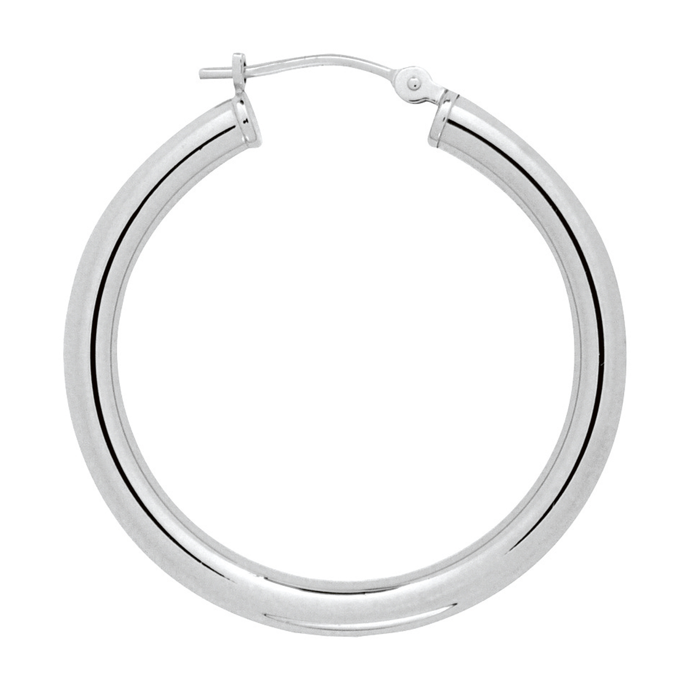 Hoop Earring, 925Ag, ø 30 mm - 1 piece