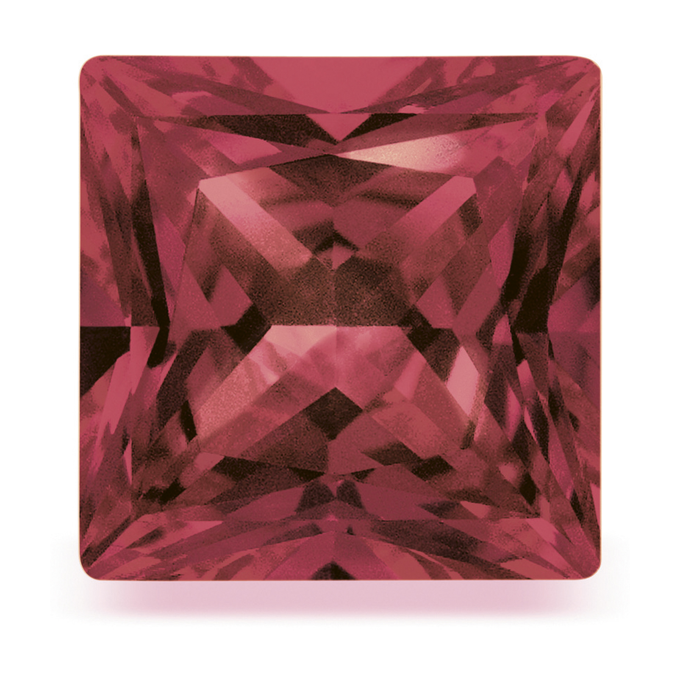 Rhodolite, Red Violet, 2.0 x 2.0 mm, Princess Cut - 1 piece