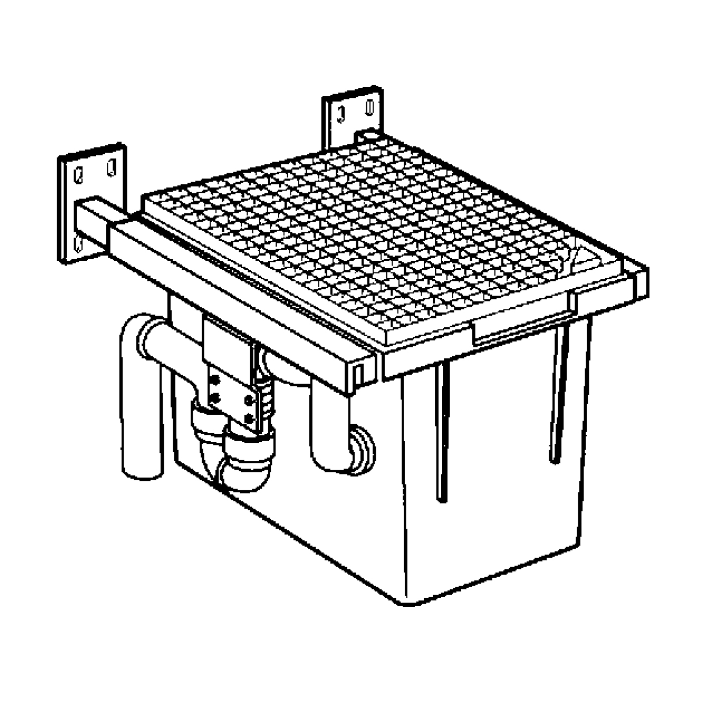 Plaster Trap Type 35-W - 1 piece