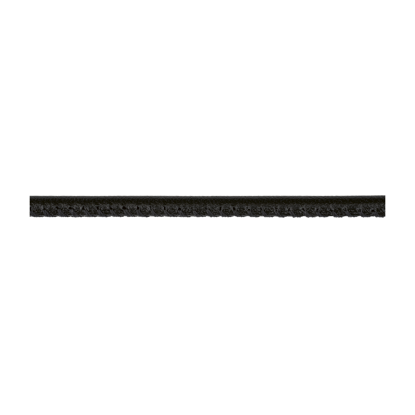Lederband, schwarz, ø 3 mm, aus Kalbsleder - 1 m