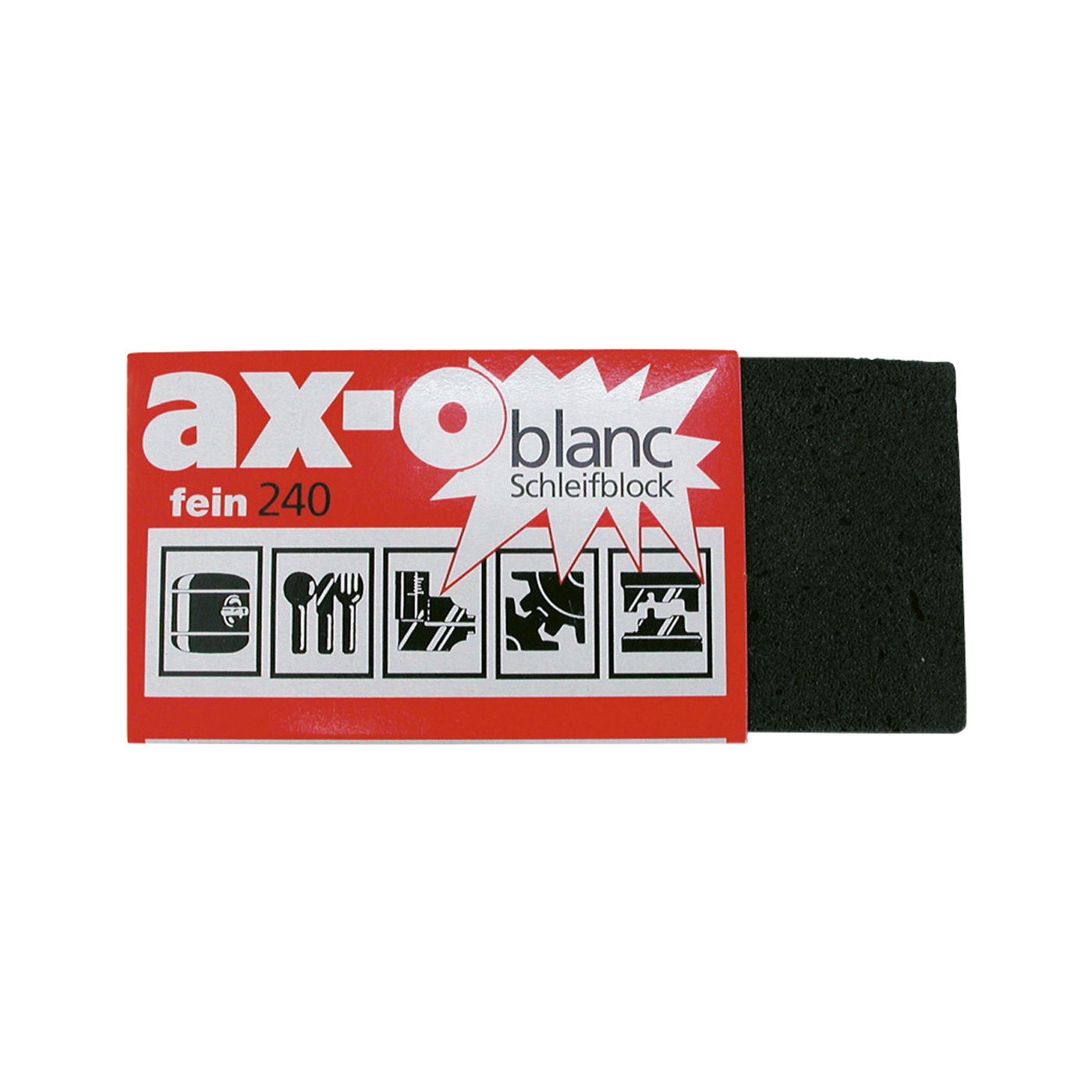 ax-o blanc Grinding Block, Medium, Grit 120 - 1 piece