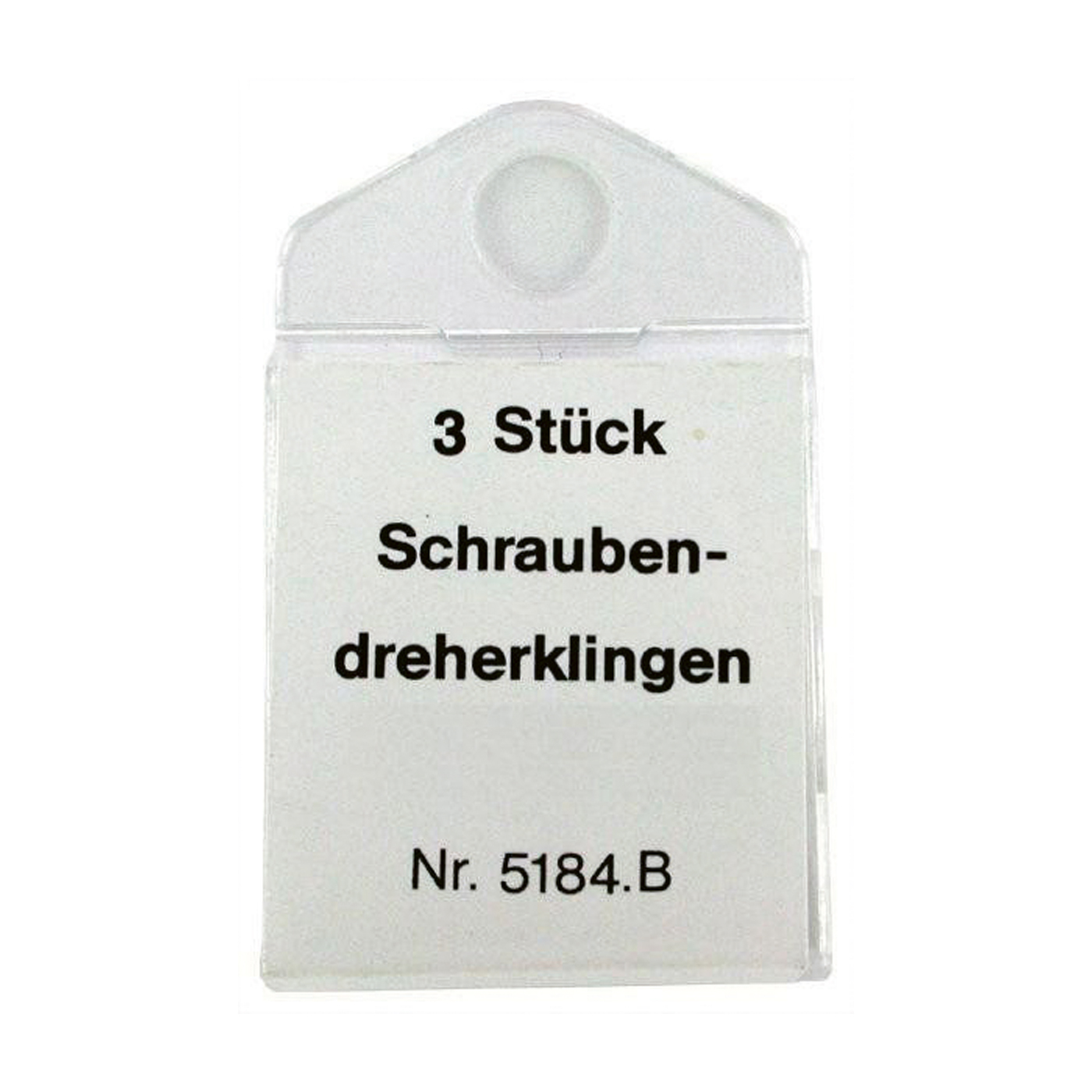 Ersatzklingen, Schlitz, ø 1 mm - 3 Stück