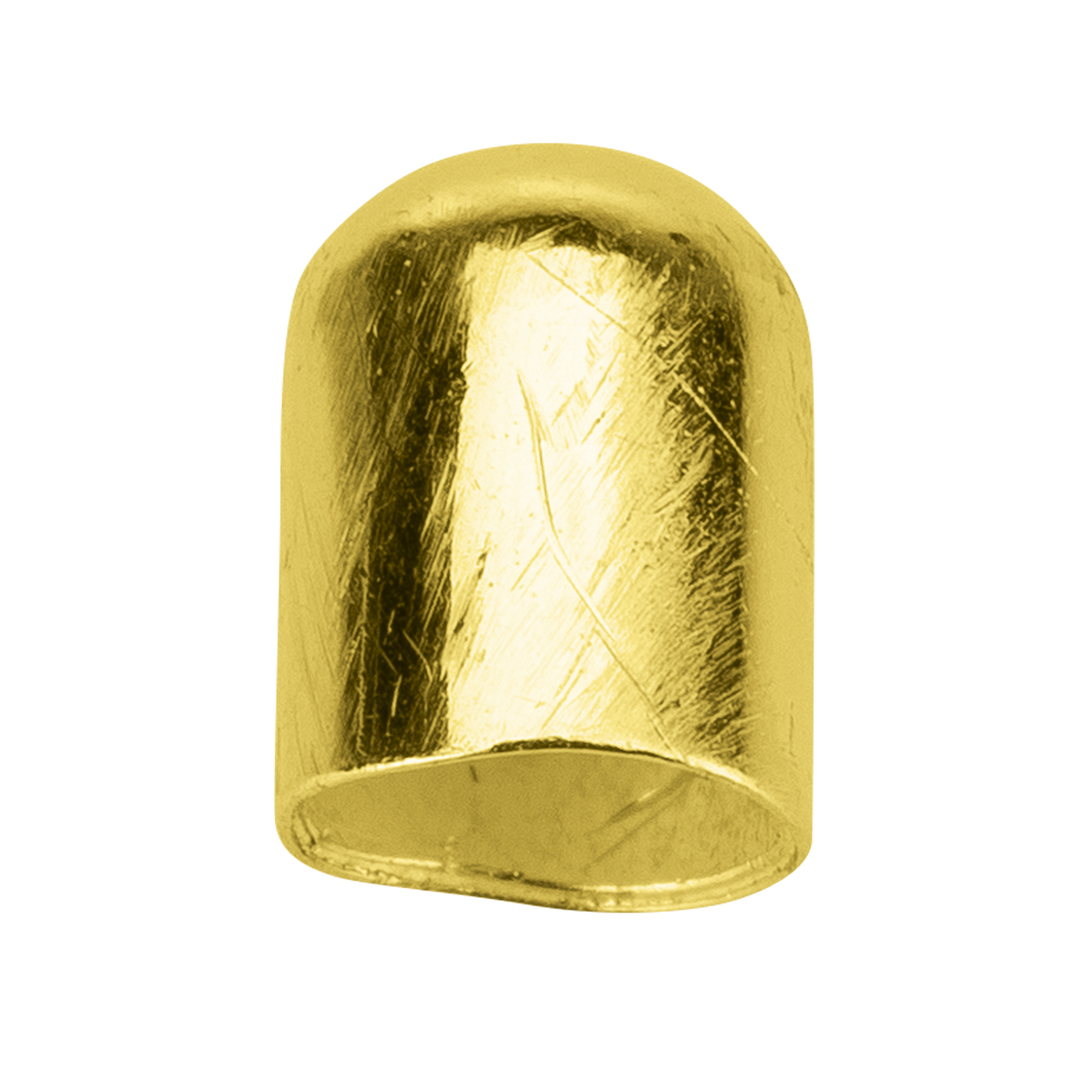 Endkappe, 925 Ag vergoldet, ø 2,5 mm, ohne Öse - 1 Stück