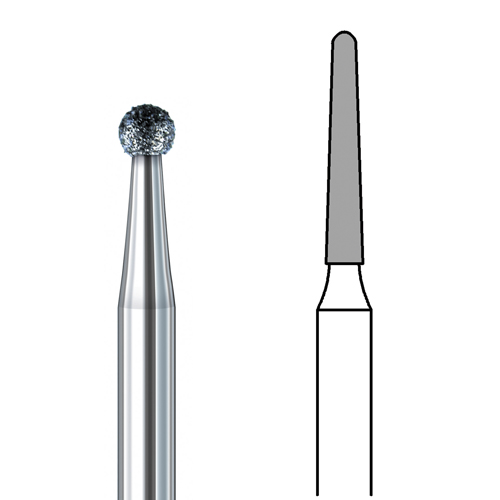 Busch Diamantschleifkörper, fein, Fig. 850, ISO-ø 016 - 2 Stück