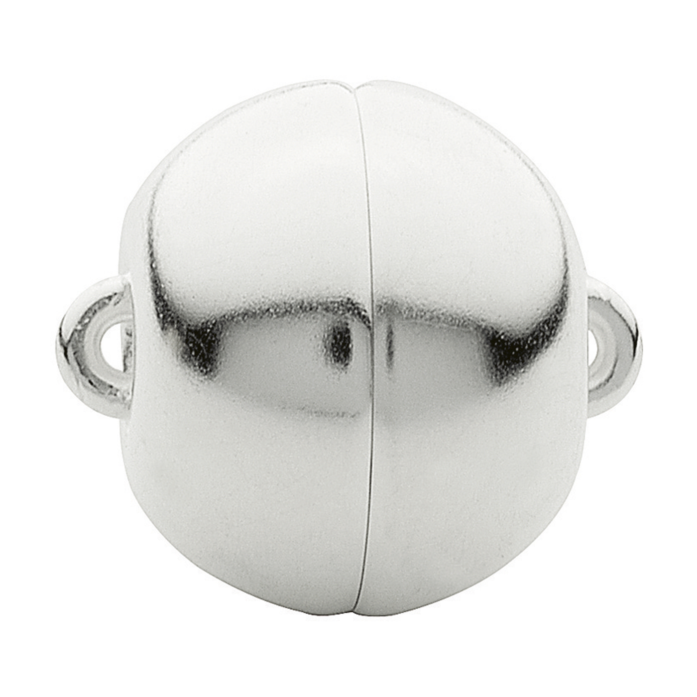 classicLine Magnetic Clasp, Ball, 750WG Polished, ø 13 mm - 1 piece