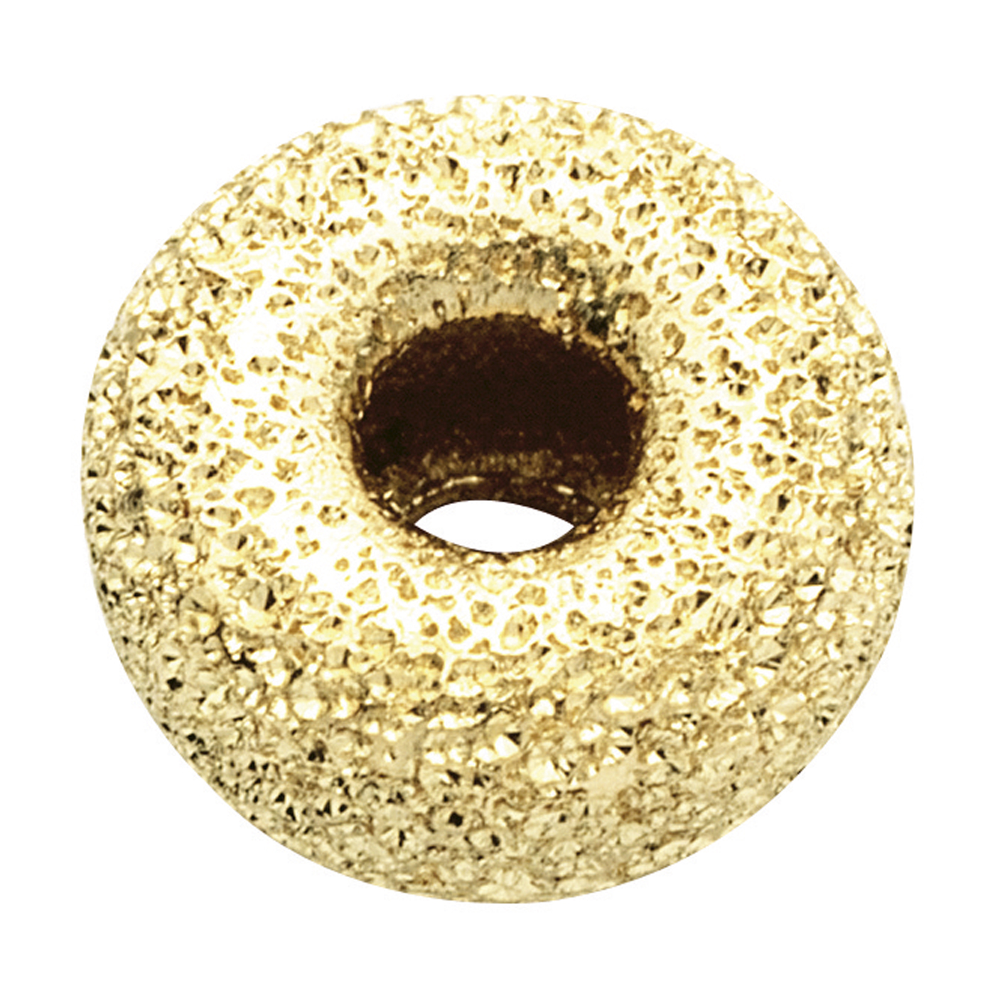 Circular Holder, 585G Diamond-Studded, ø 6 x 3.1 mm - 1 piece