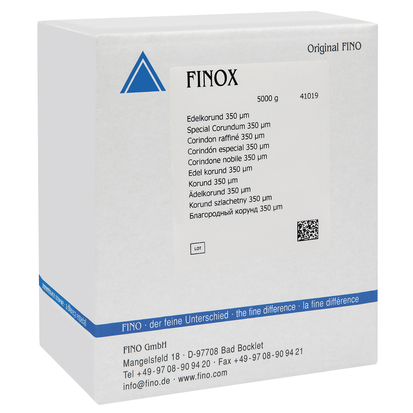 FINOX High-Grade Corundum, 350 µm - 5000 g