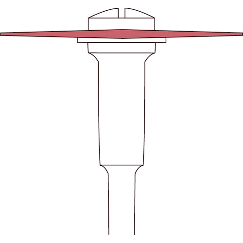 EVE Diapol Diamantpolierer, mittel, SL20Dmf, ø 20,0 x 1,0 mm - 1 Stück