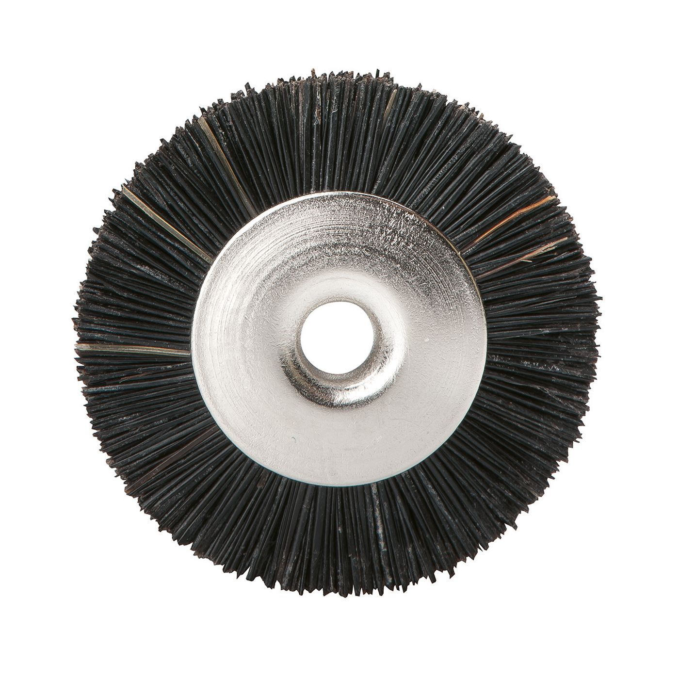 Mini Brushes, Wheels, Chungking, Black, ø 17 mm - 12 pieces