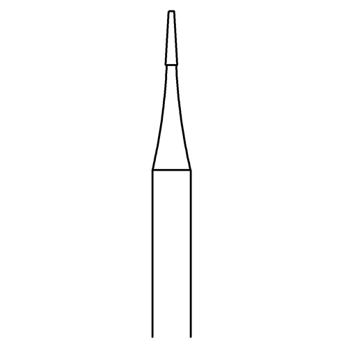 Zylinderfräser, Fig. 23, ø 0,7 mm - 1 Stück