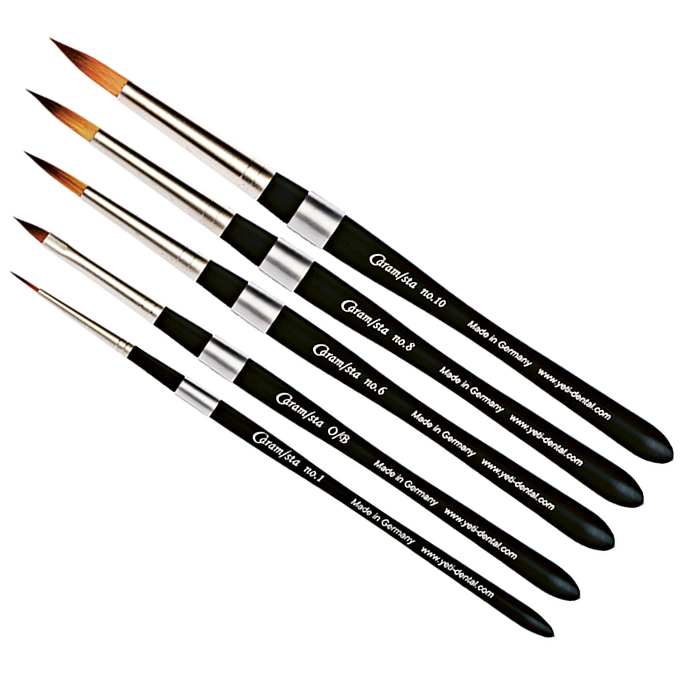 Caramista Porcelain Brushes Set - 1 set