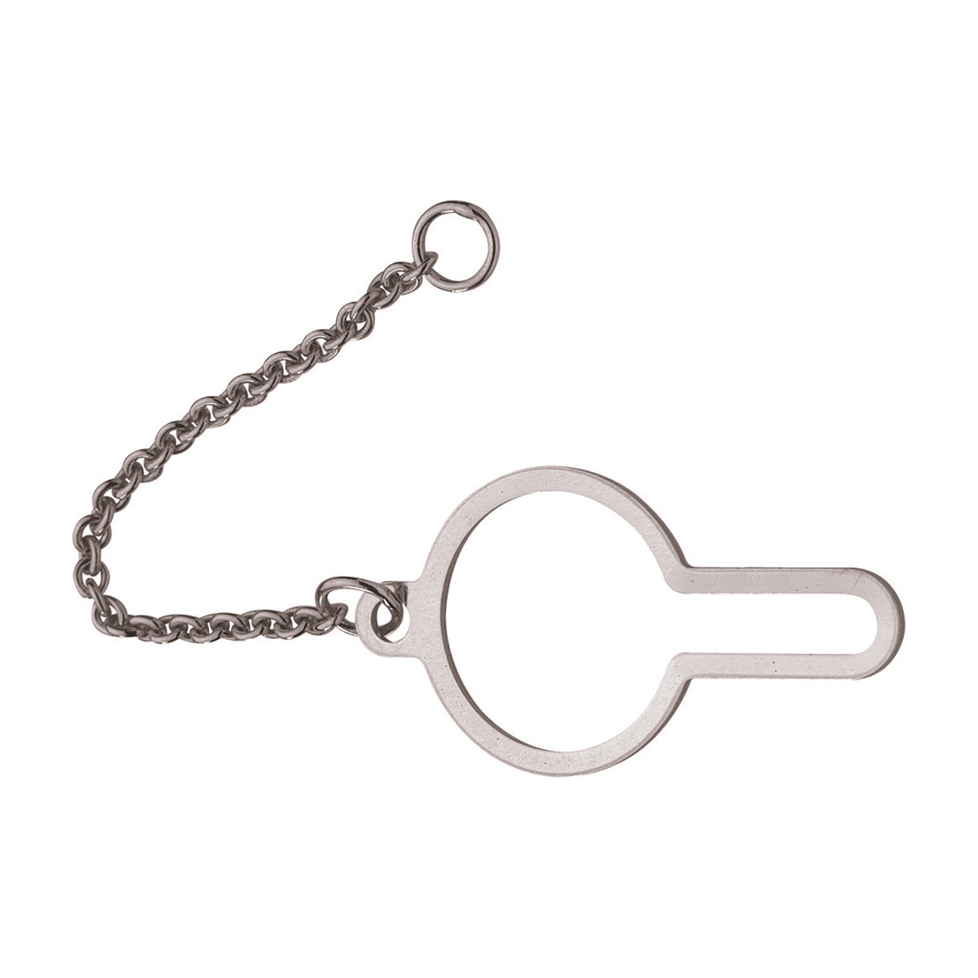 Tie Bar Clasp, 935Ag, 23 mm, with Safety Chain - 1 piece