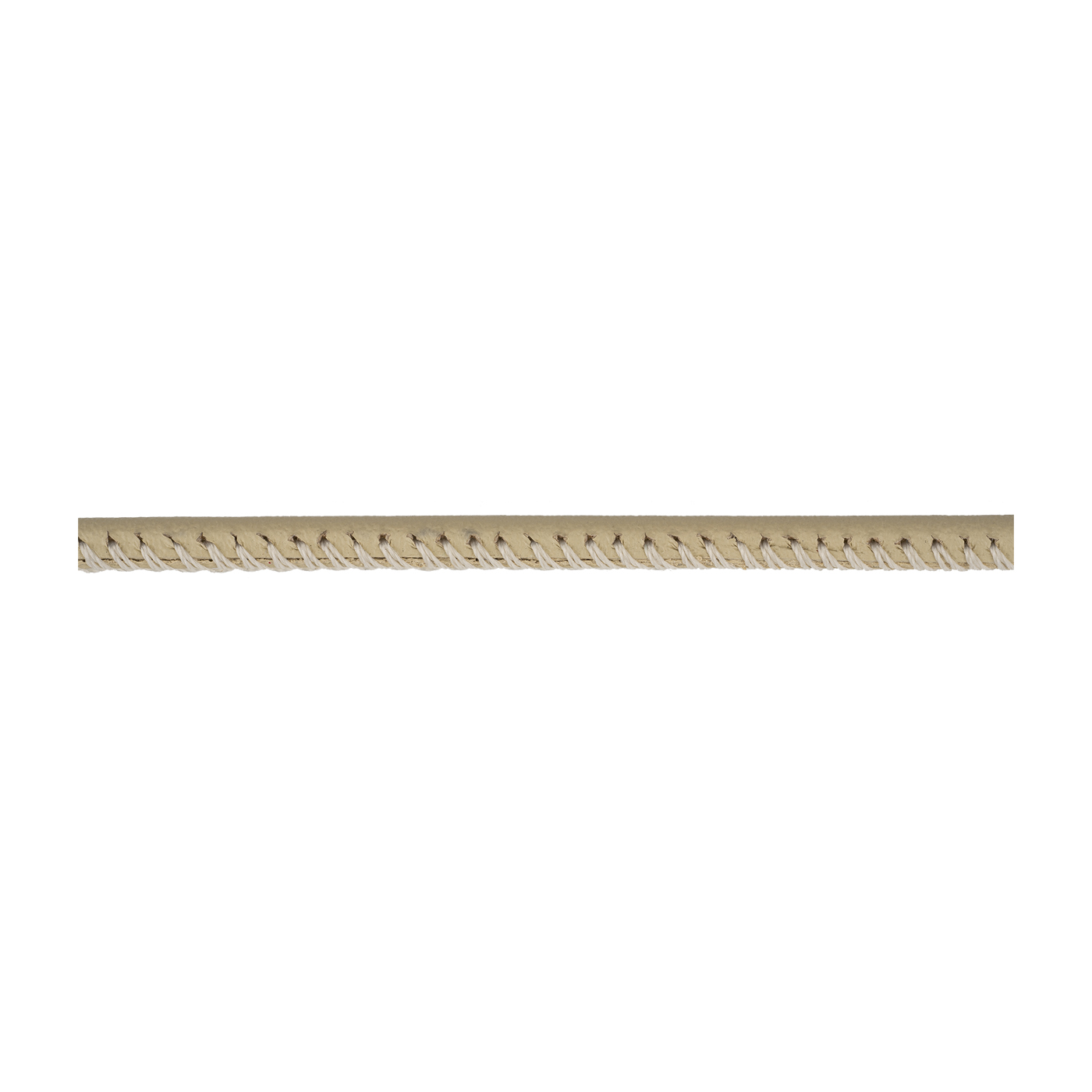 Lederband, beige, ø 4 mm, aus Kalbsleder - 1 m