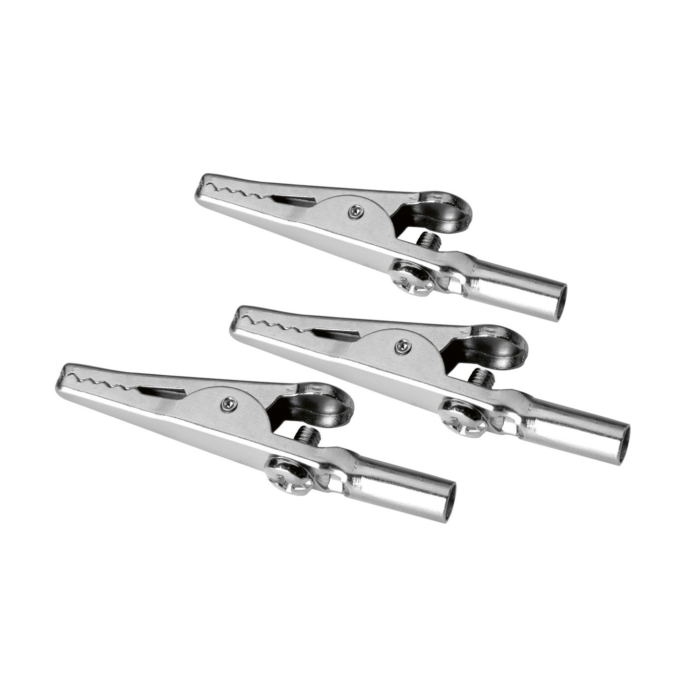 Crocodile Clips, for FINO IMPULS-CONNECTOR - 3 pieces