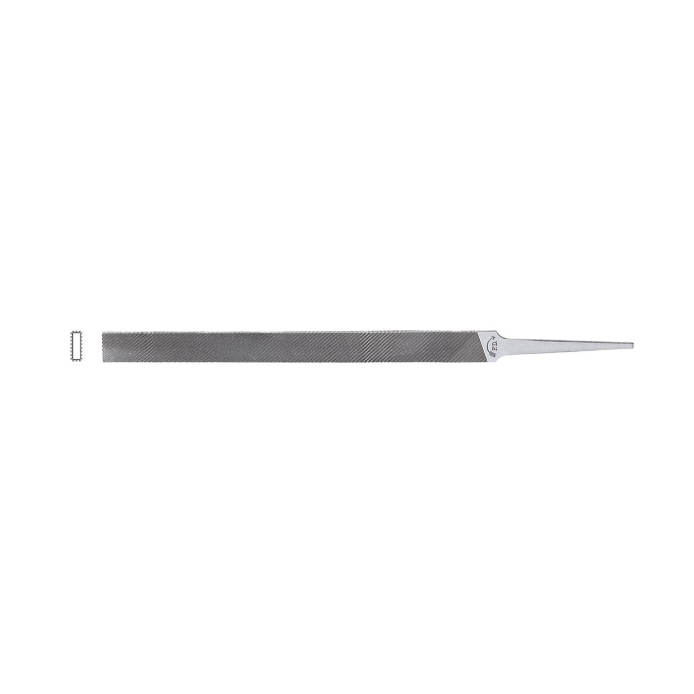 Precision Balancing File, Flat, Cut 3 - 1 piece