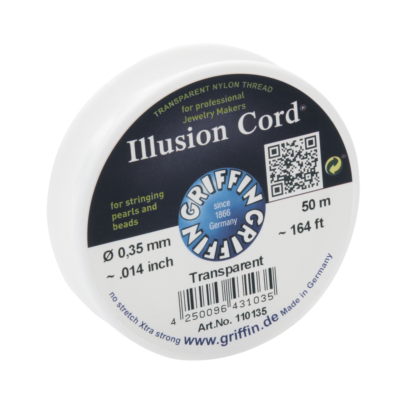 Illusion Cord Nylon Thread, ø 0.50 mm - 50 m