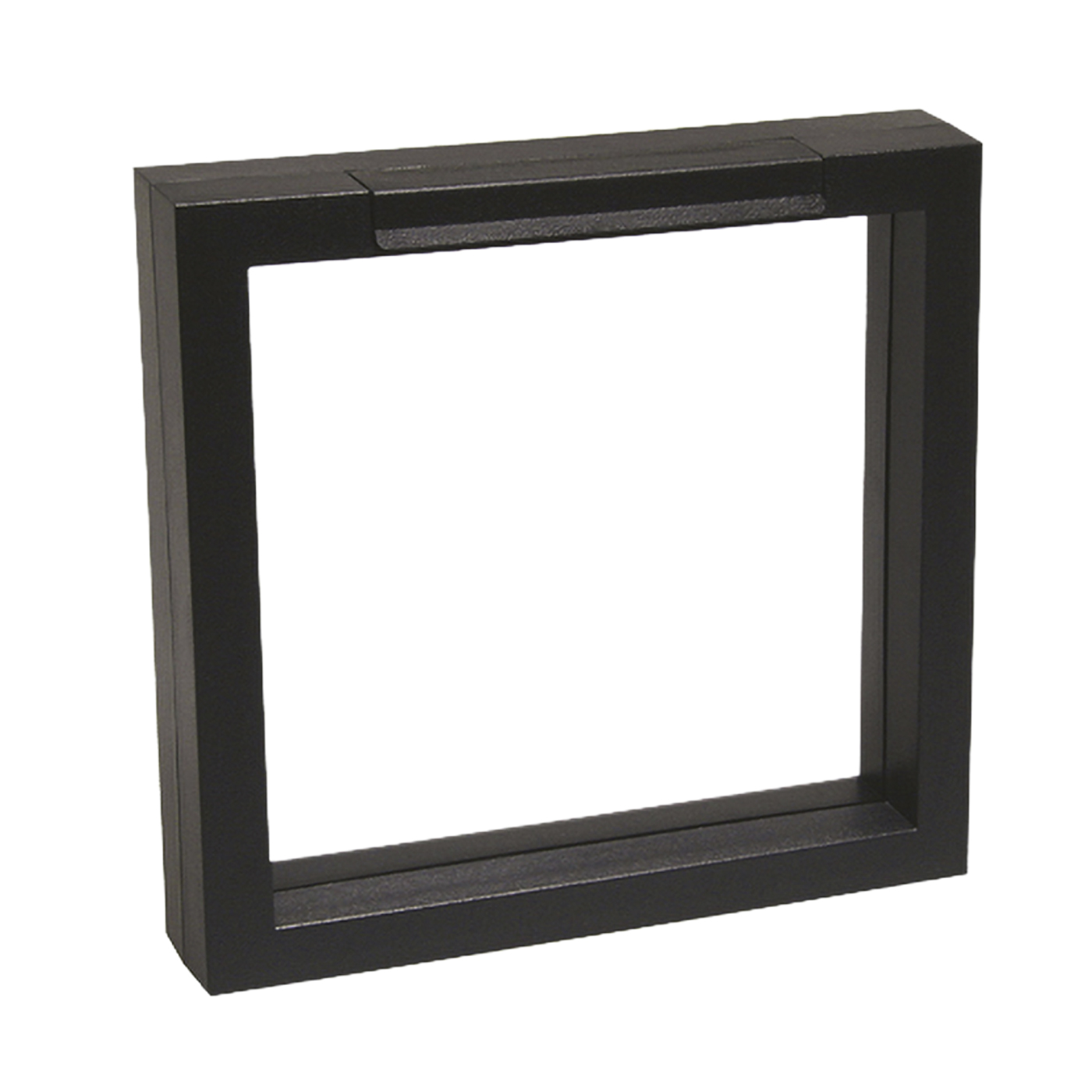 Schmucketui "Eco-Frame", schwarz, 150 x 150 x 20 mm - 1 Stück