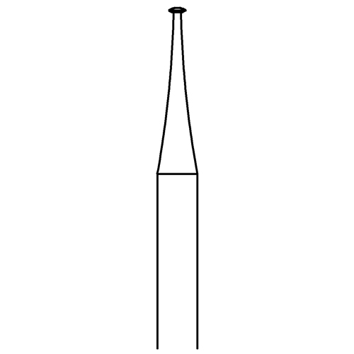 Linsenfräser, Fig. 415, ø 1,0 mm - 1 Stück