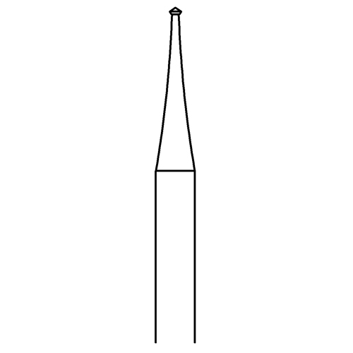 Double Bevel Milling Cutter, Fig. 414, 90°, ø 0.7 mm - 1 piece