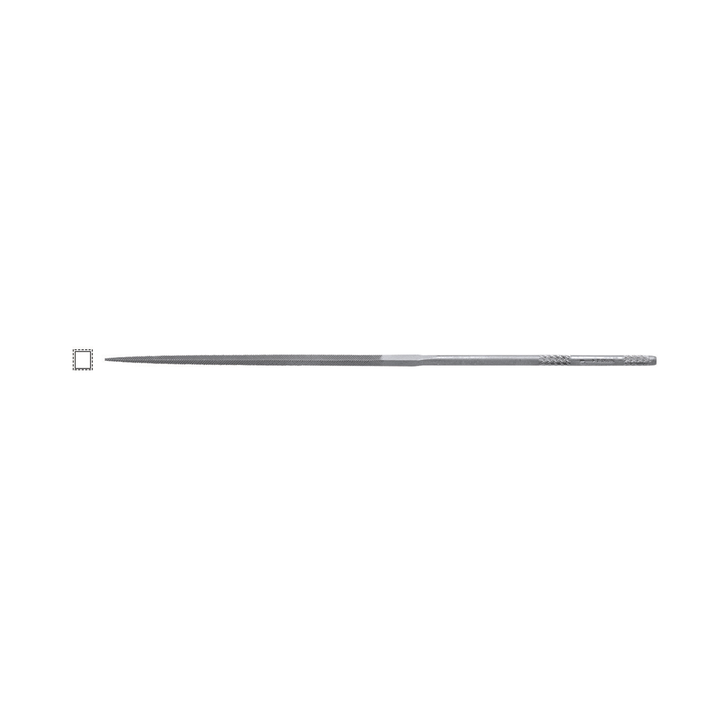 Needle File, Square, Cut 2 - 1 piece