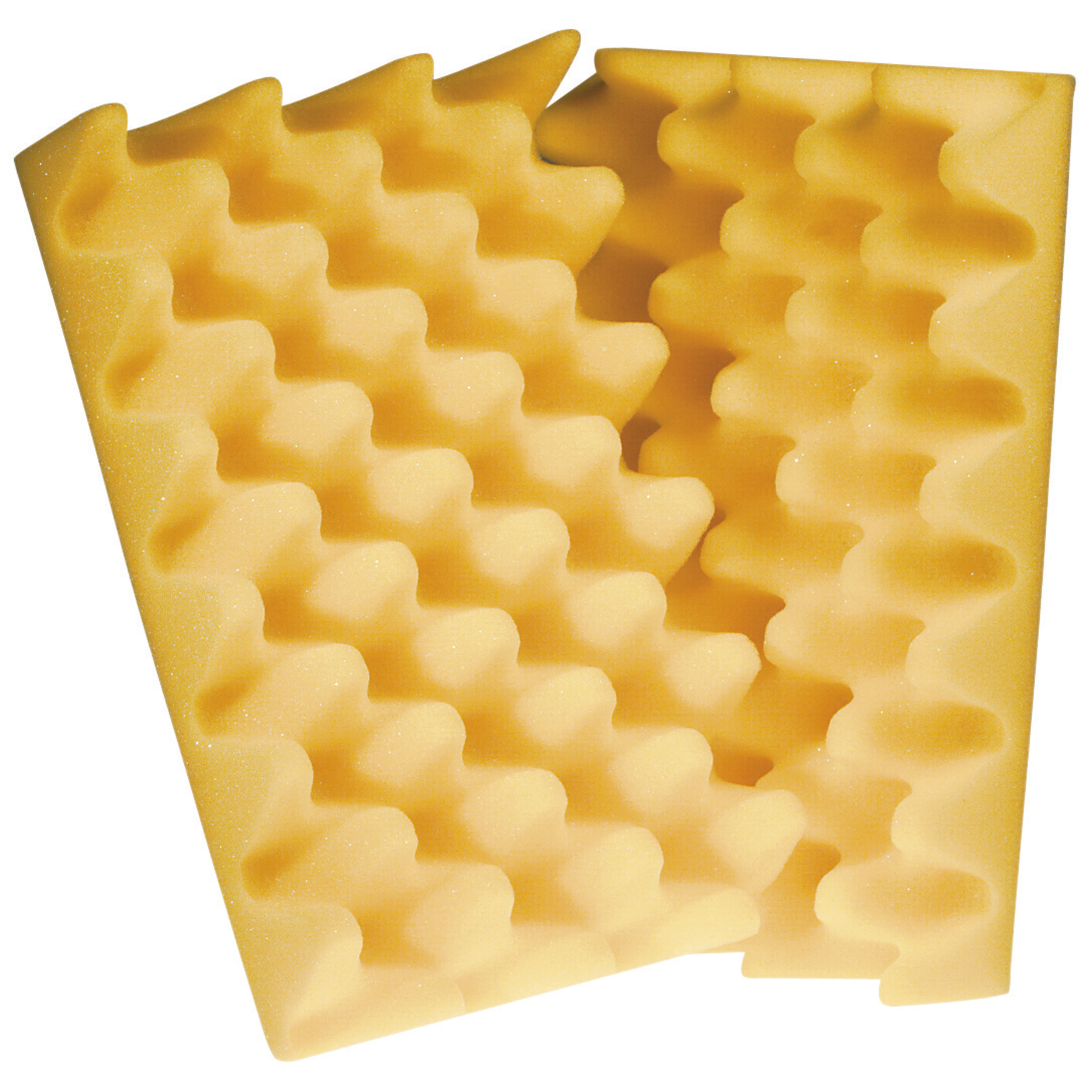 FINO Profiled Foam, for 4.5 l, Yellow - 2 pieces