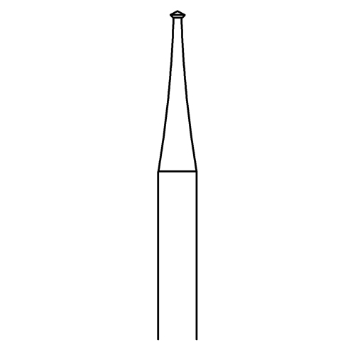 Double Bevel Milling Cutter, Fig. 446, 70°, ø 0.9 mm - 1 piece