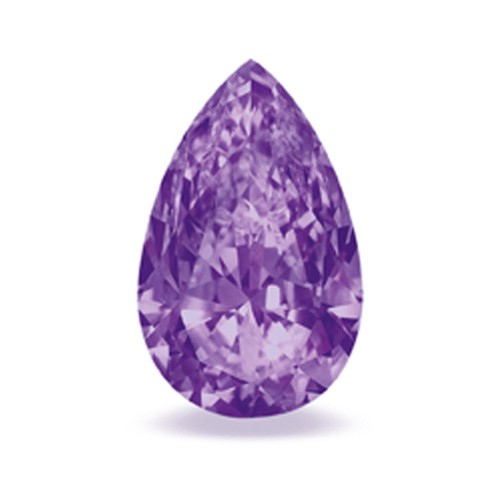 Amethyst, Violet, 6.0 x 4.0 mm, Drop Cut - 1 piece