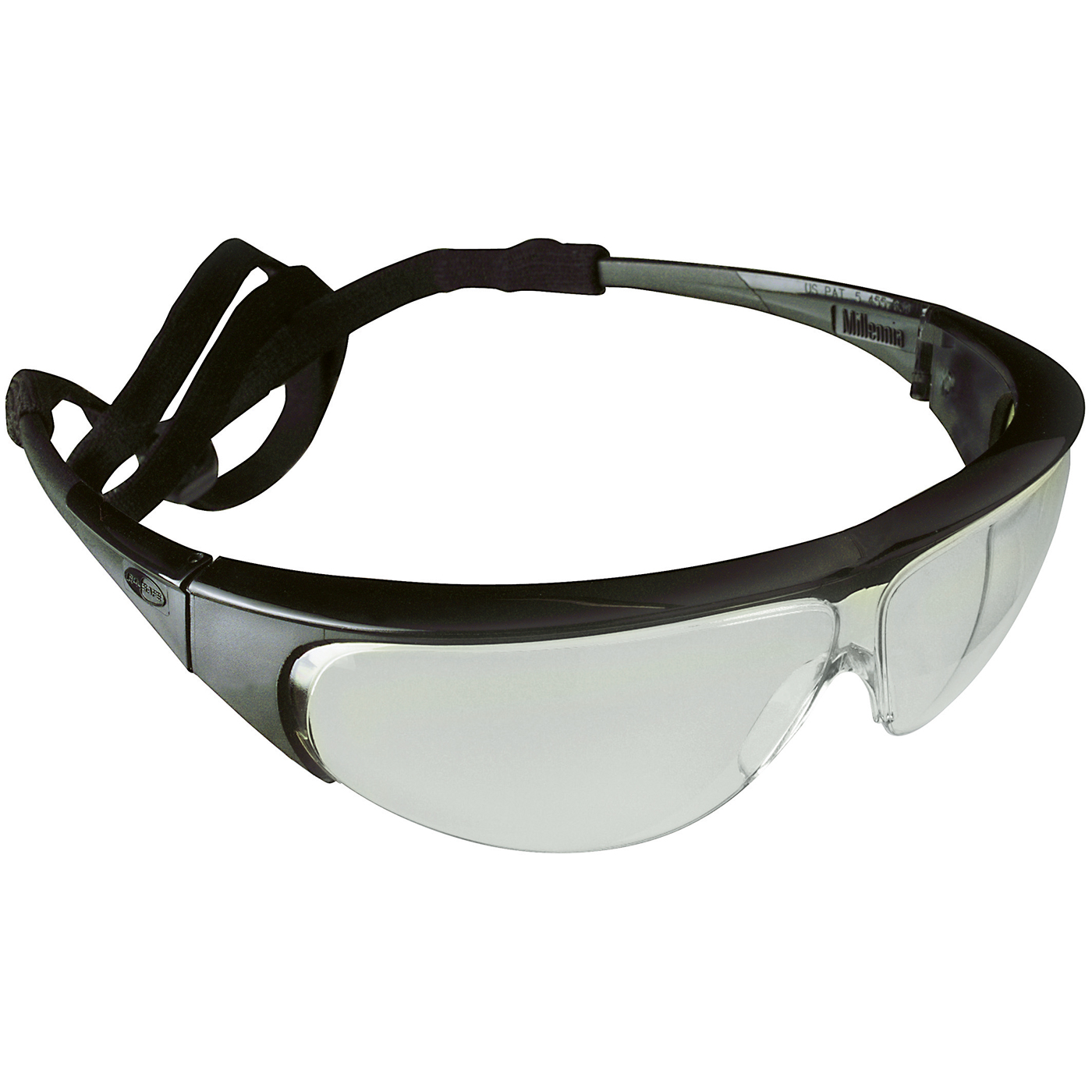 Millennia Protective Goggles, Lens Clear, Frame Black - 1 piece