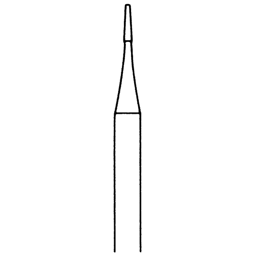 Zylinderfräser, Fig. 38, ø 0,7 mm - 1 Stück