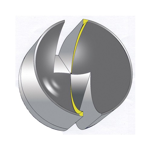 Twincut Hollow Drill, Fig. 411T, ISO 009 - 1 piece