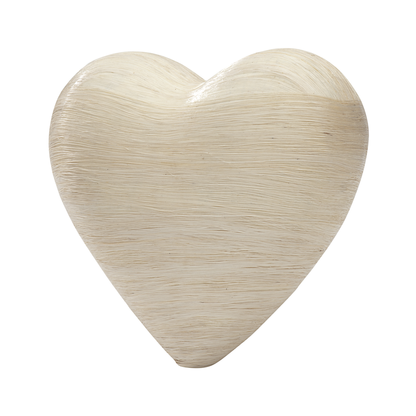 Decoration Hearts, Natural Light, 160 mm - 3 pieces