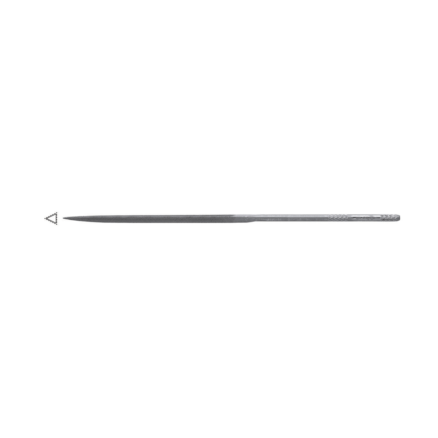 Needle File, Triangular, Cut 2 - 1 piece