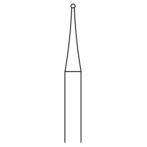 Round Milling Cutter, Fig. 1, ø 0.6 mm - 1 piece