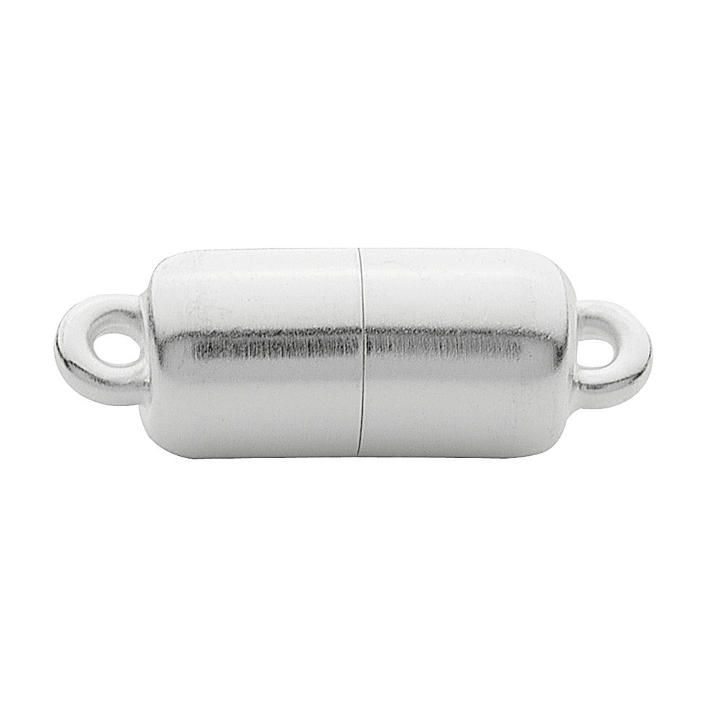 classicLine Magnetic Clasp, Cylinder,925Ag Polished, 6x13mm - 1 piece