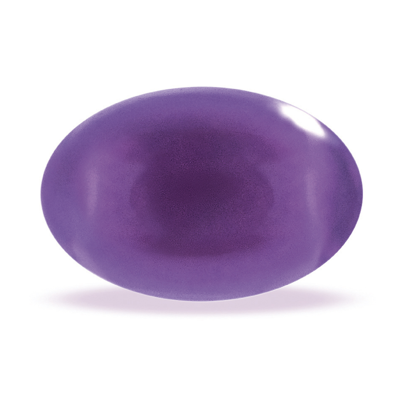 Amethyst, Oval, Cabochon, 5.00 x 3.00 mm - 1 piece