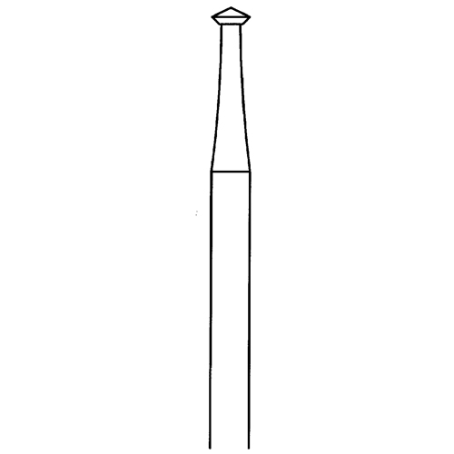 Doppelkegelfräser, Fig. 485, 70°, ø 2,3 mm - 1 Stück